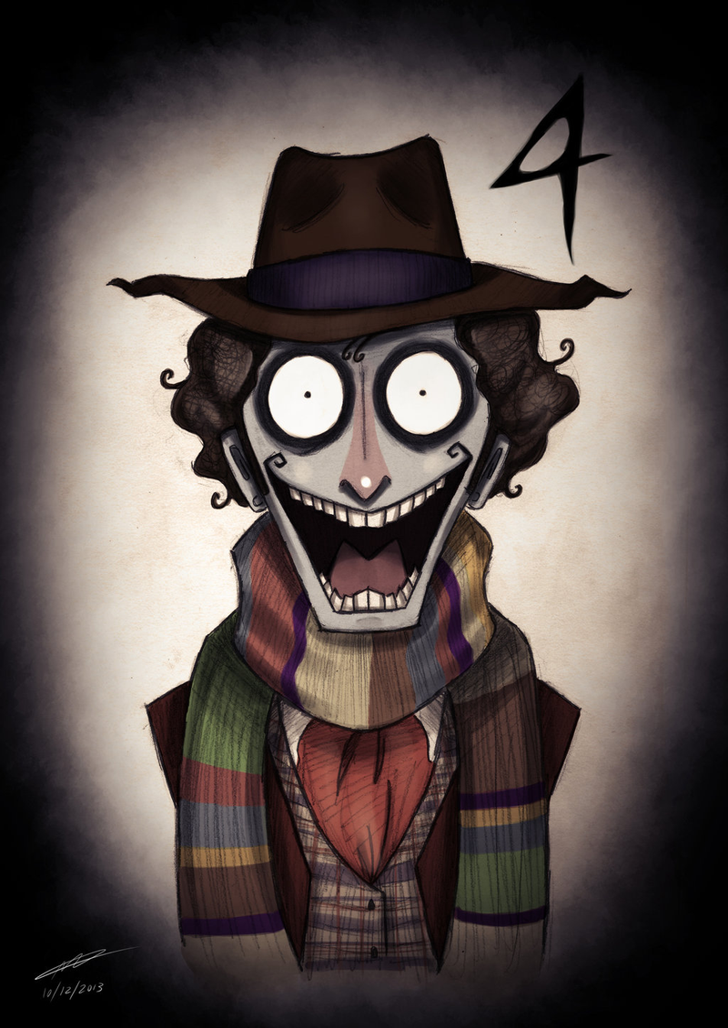 Illustration for article titled What if Tim Burton created Doctor Who?